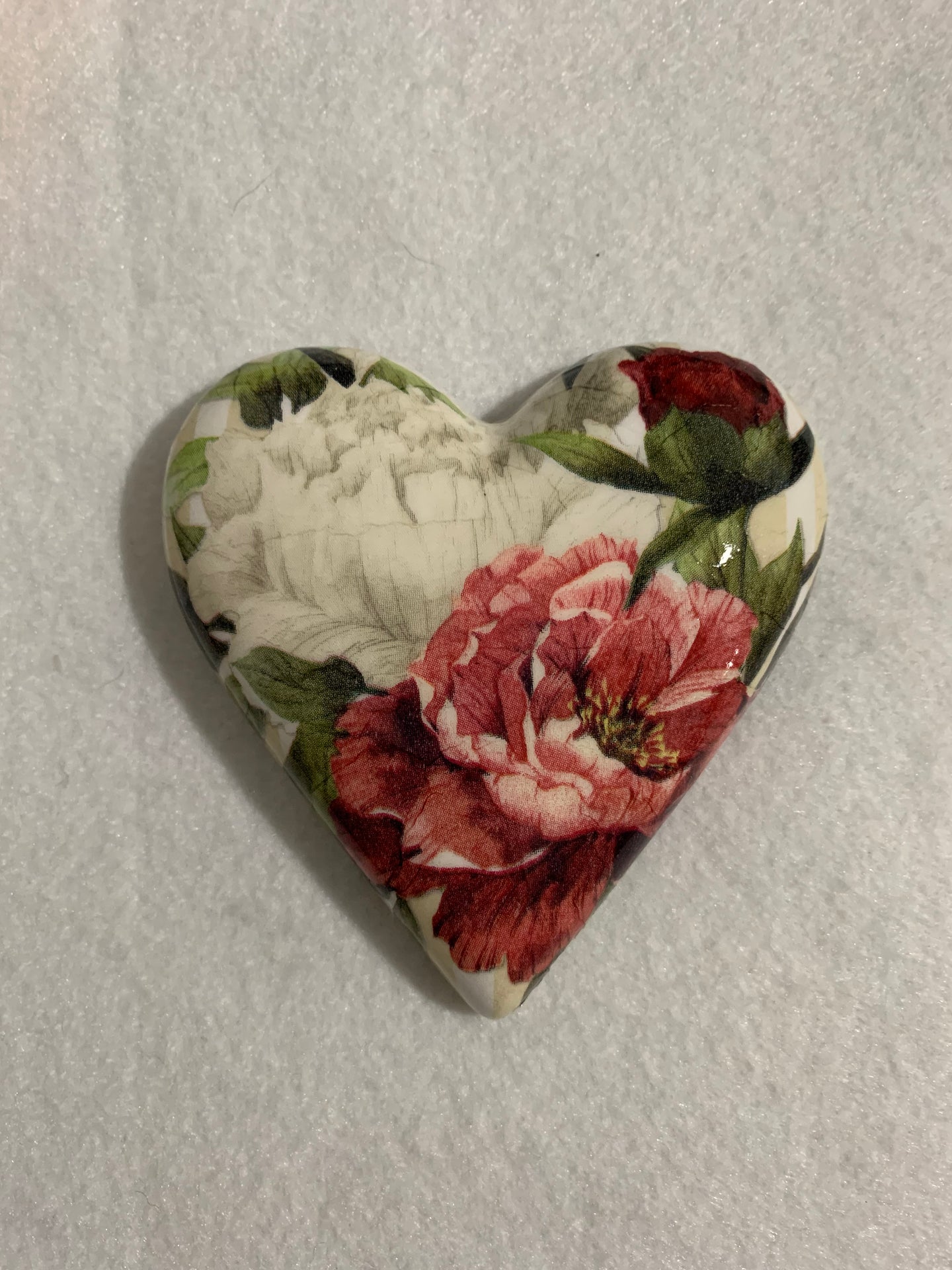 Decoupaged  Hanging Heart