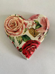 Decoupaged  Hanging Heart