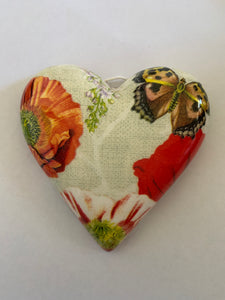 Decoupaged  Hanging Heart