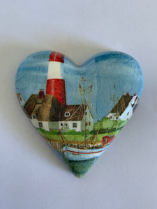 Decoupaged  Hanging Heart