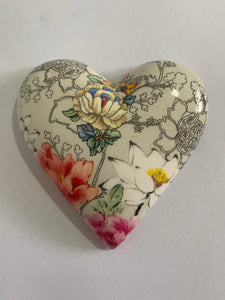 Decoupaged Hanging Heart