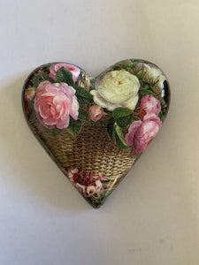 Decoupaged  Hanging Heart