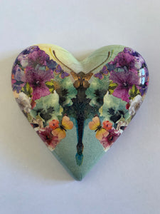 Decoupaged  Hanging Heart