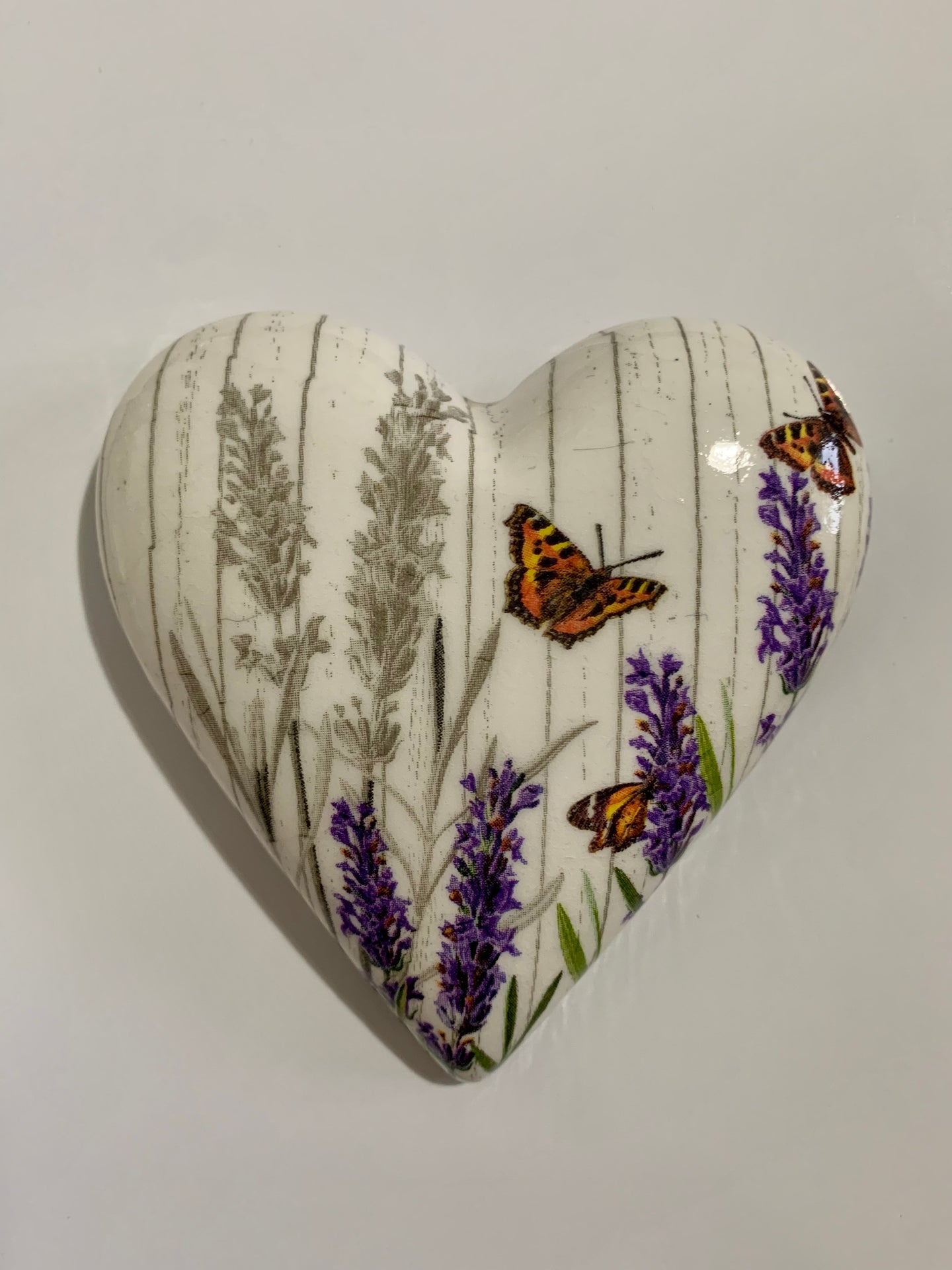 Decoupaged Hanging Heart