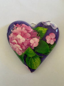 Decoupaged  Hanging Heart