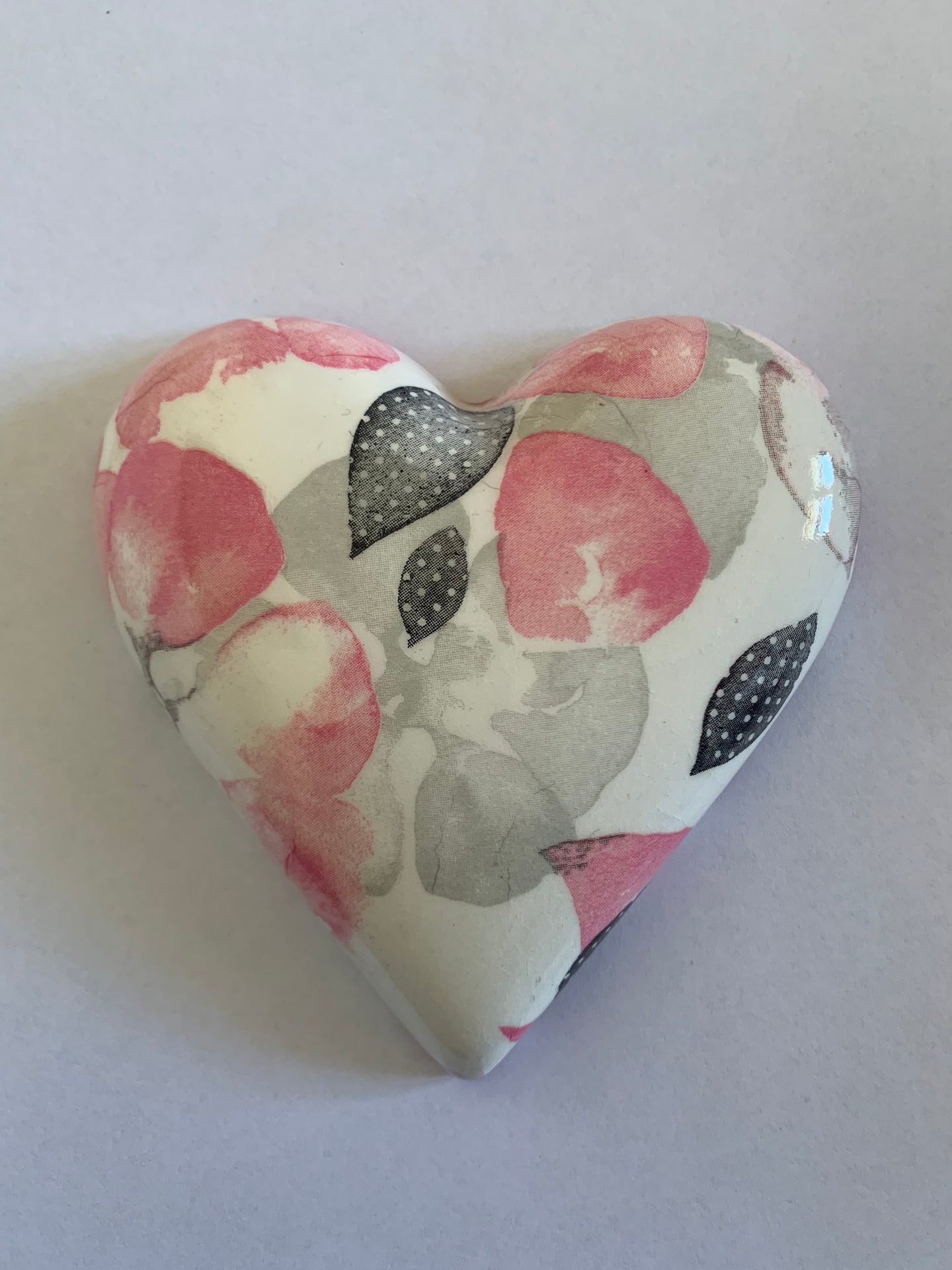 Decoupaged  Hanging Heart