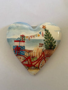 Decoupaged  Hanging Heart