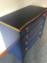 Load image into Gallery viewer, Gold &amp; Navy Dresser
