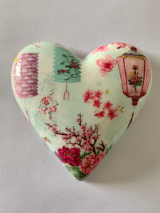 Decoupaged Hanging Heart