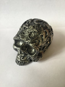 Metallic  Skull - Medium - Waste Not, Want Not Aotearoa
