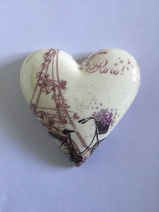 Decoupaged  Hanging Heart