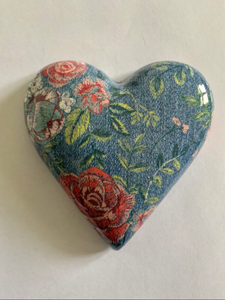 Decoupaged  Hanging Heart