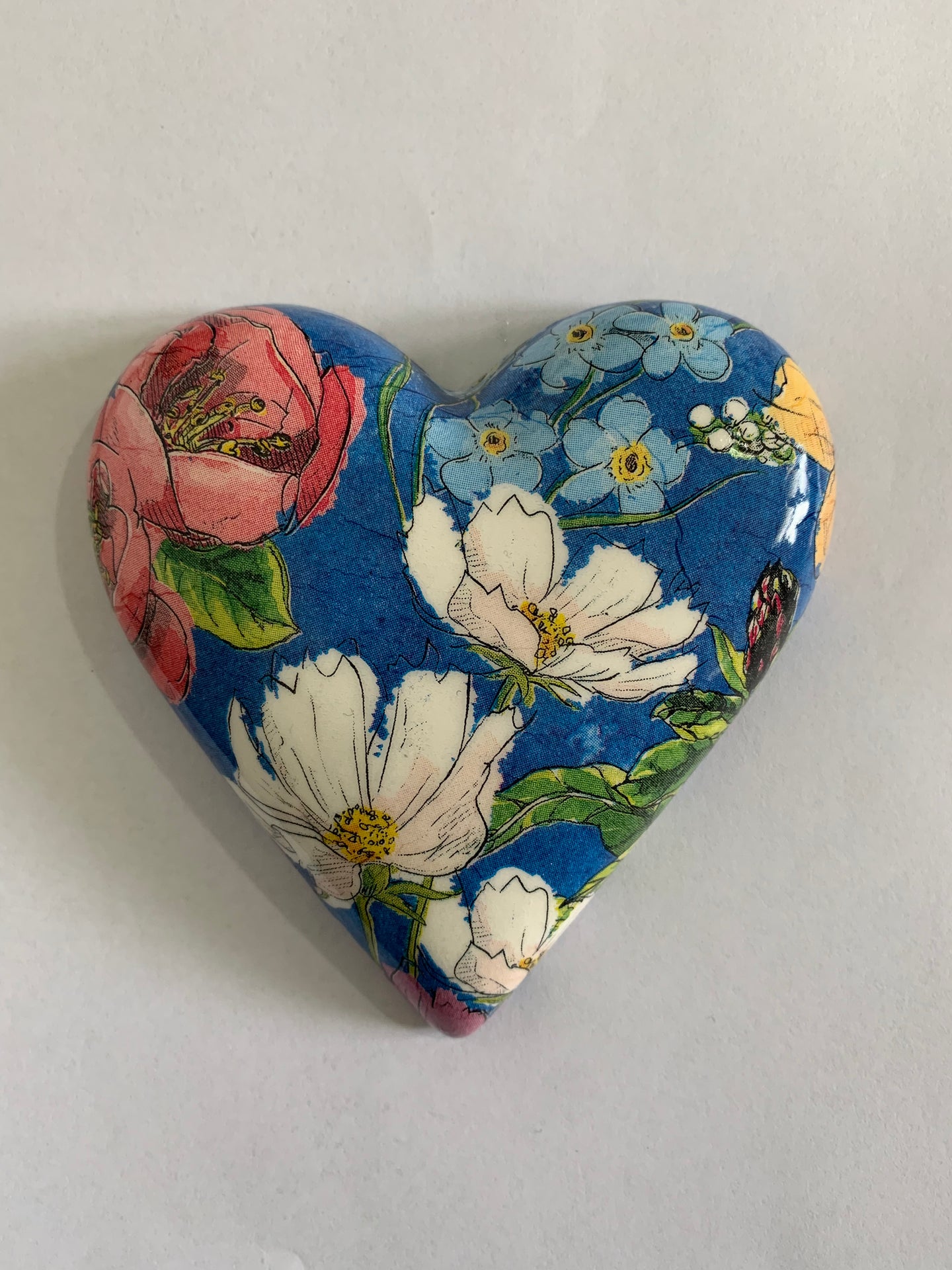 Decoupaged  Hanging Heart