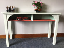 Load image into Gallery viewer, Mint Green Console Table
