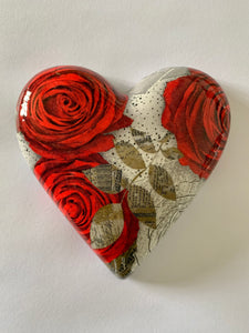 Decoupaged Hanging Heart