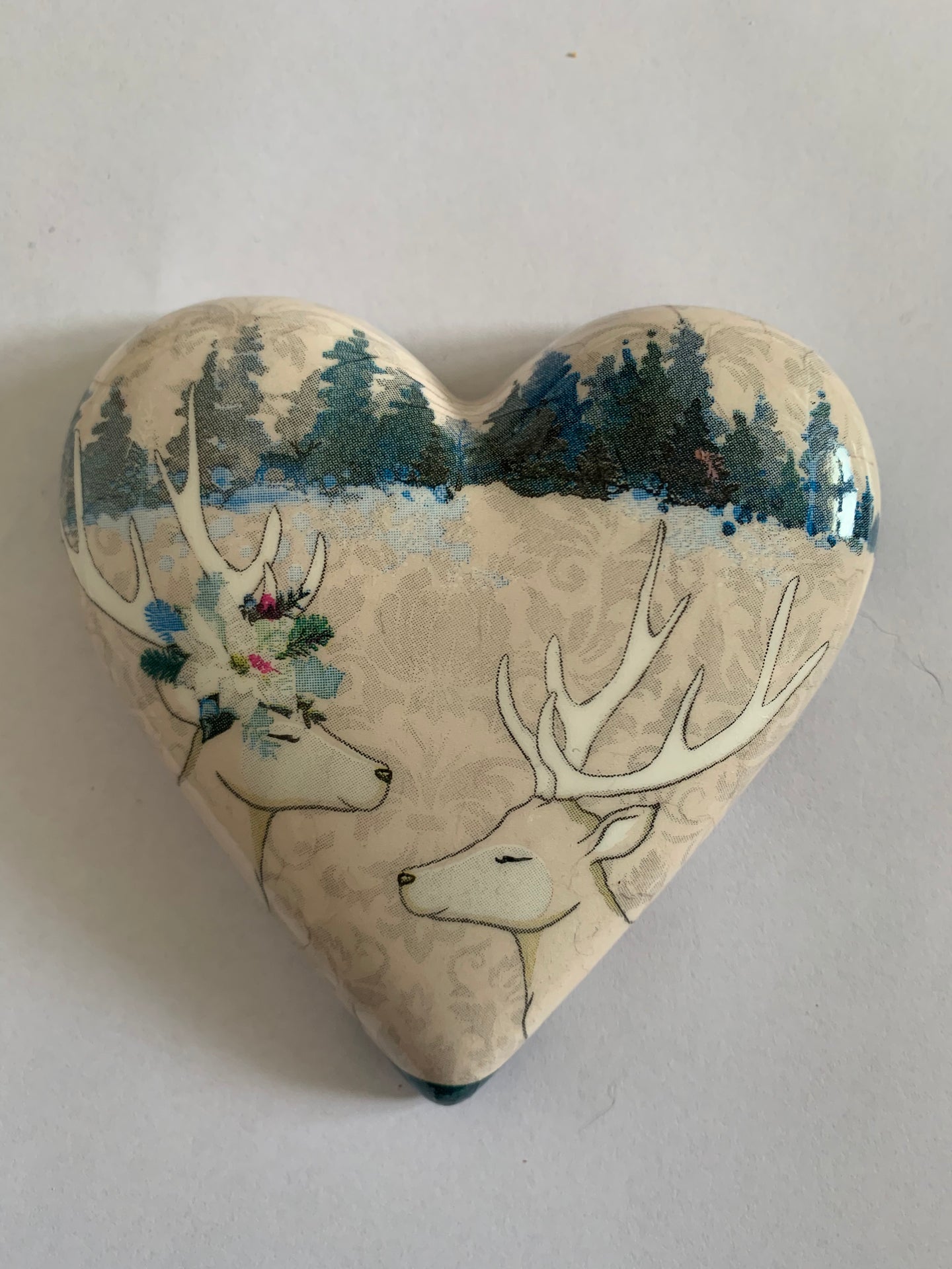 Decoupaged Hanging Heart