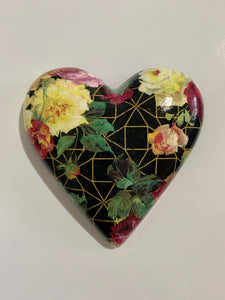 Decoupaged Hanging Heart