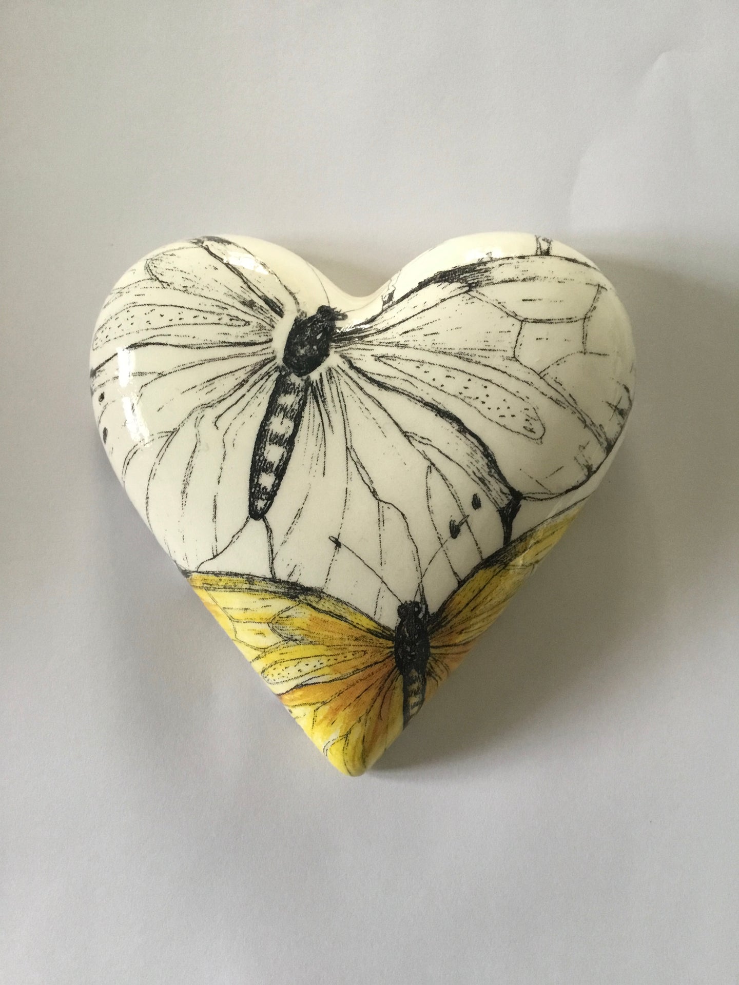 Decoupaged  Hanging Heart