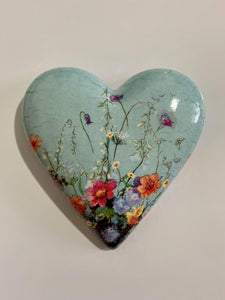 Decoupaged Hanging Heart