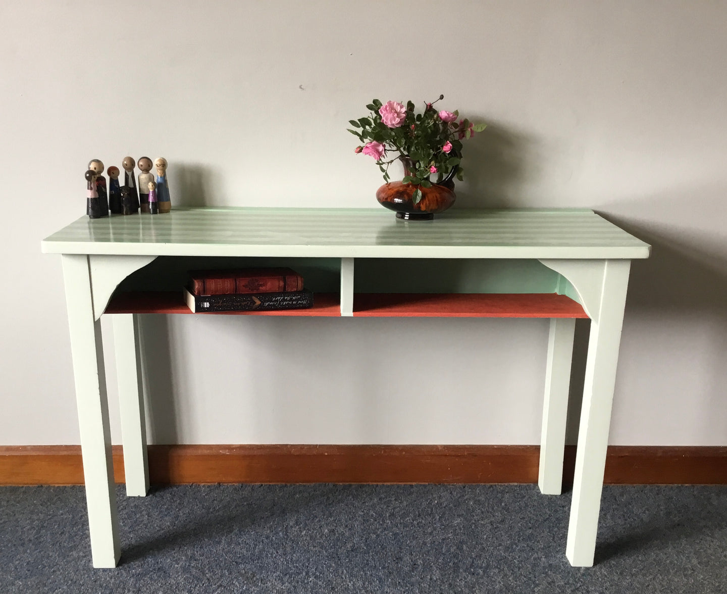 Mint Green Console Table