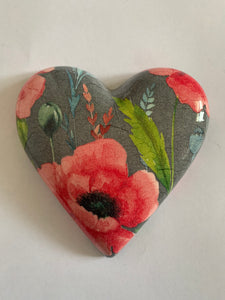 Decoupaged Hanging Heart