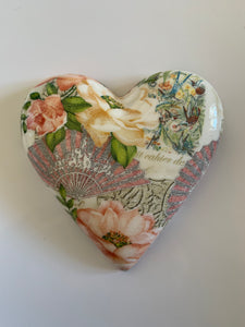 Decoupaged Hanging Heart