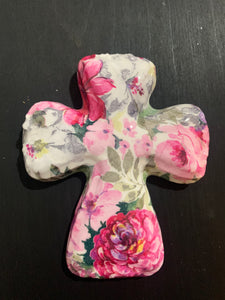 Decoupaged  Hanging Cross