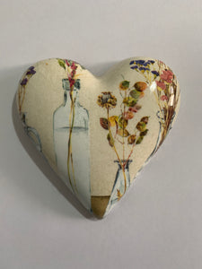 Decoupaged  Hanging Heart