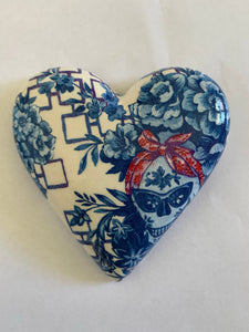 Decoupaged Hanging Heart