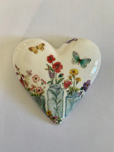 Decoupaged  Hanging Heart