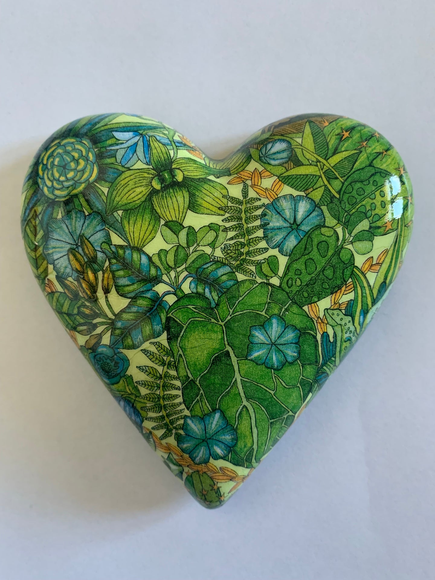 Decoupaged  Hanging Heart