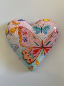 Decoupaged Hanging Heart