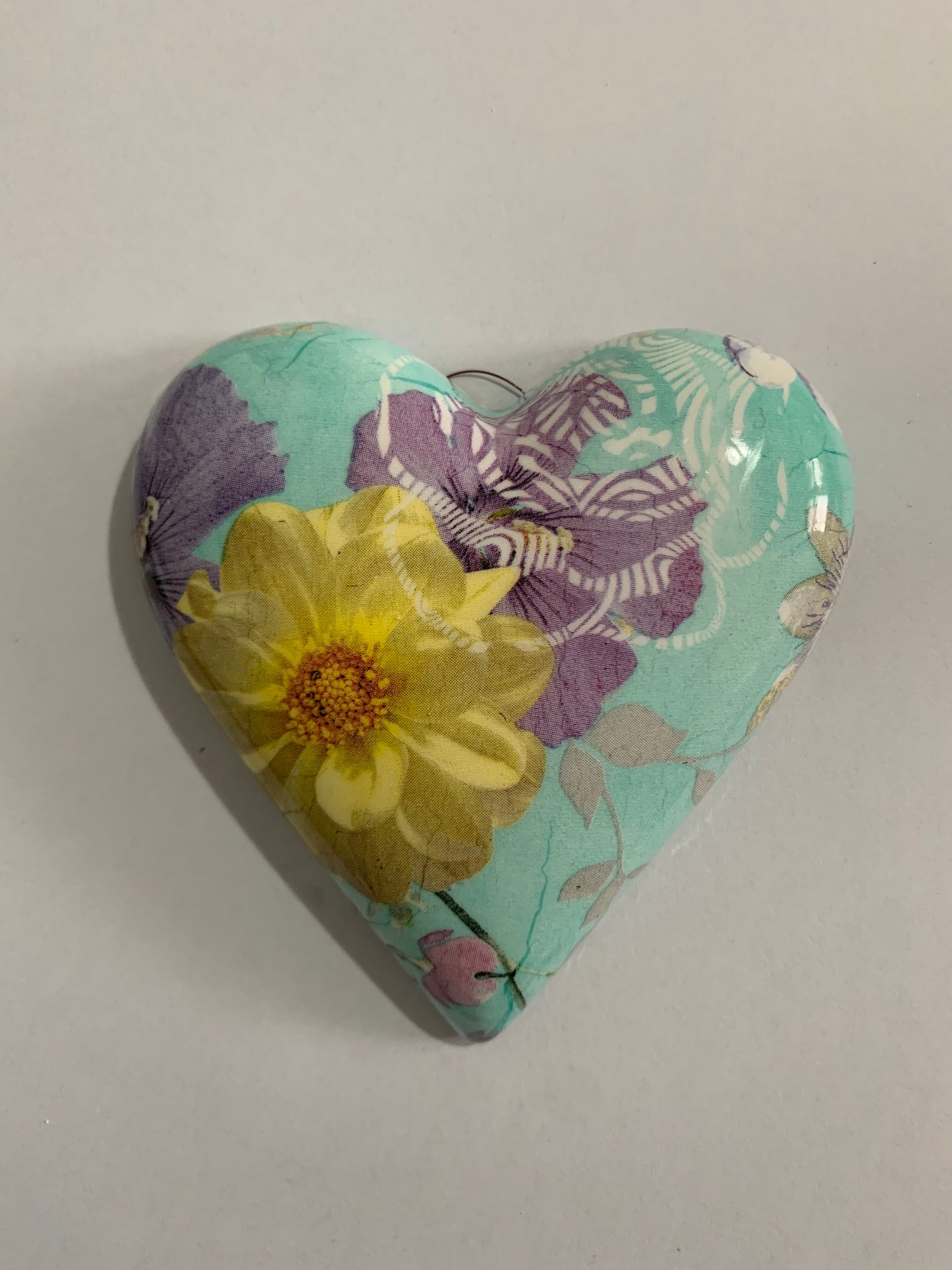 Decoupaged  Hanging Heart