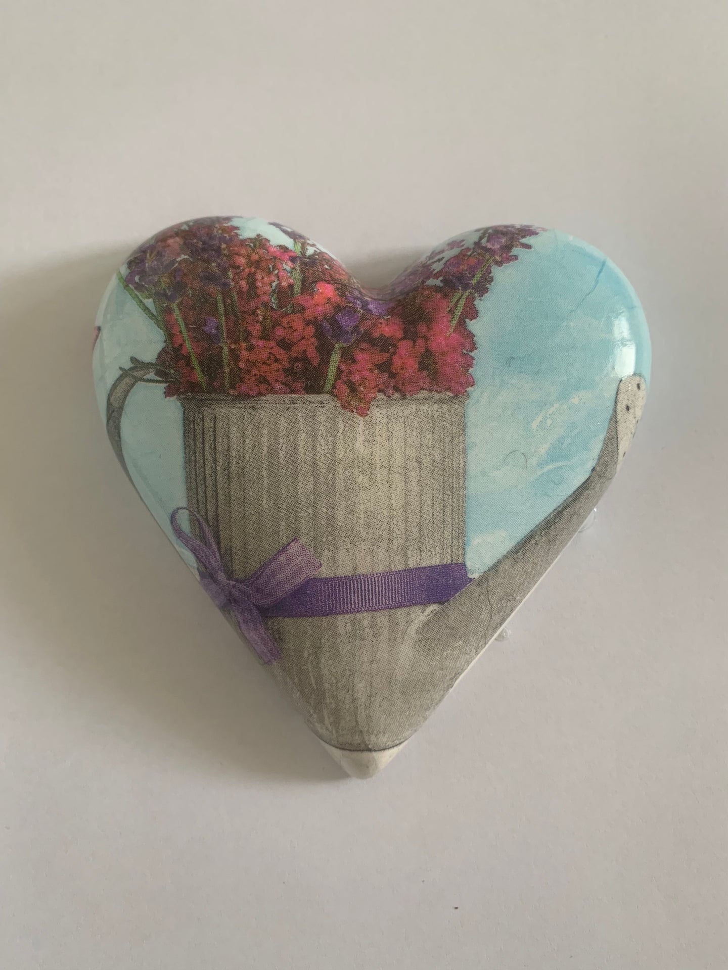 Decoupaged  Hanging Heart