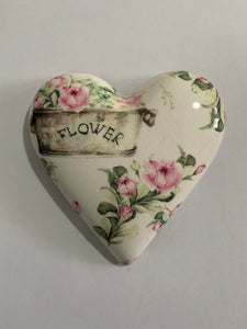 Decoupaged  Hanging Heart