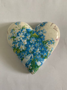 Decoupaged  Hanging Heart