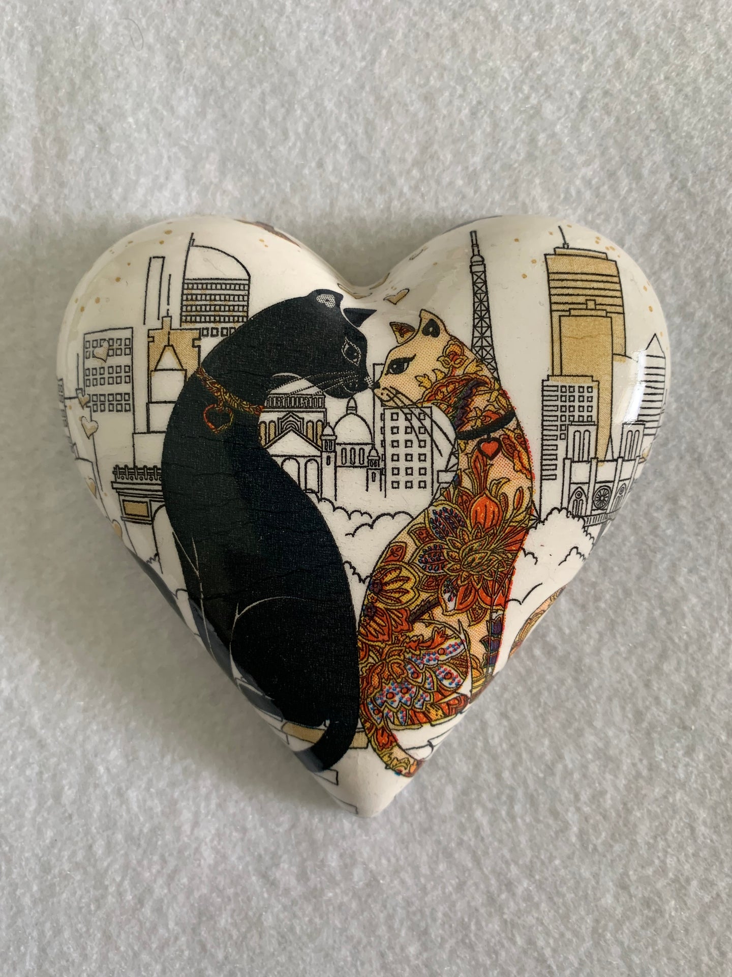 Decoupaged  Hanging Heart