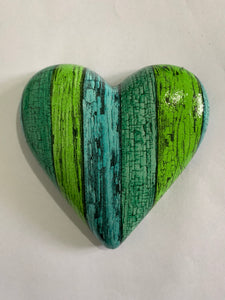 Decoupaged Hanging Heart