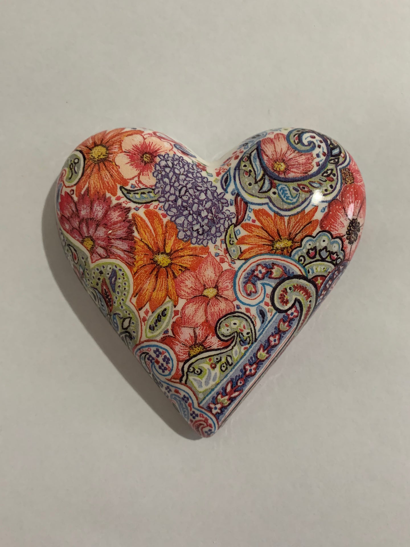 Decoupaged  Hanging Heart