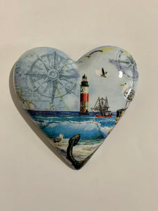 Decoupaged  Hanging Heart