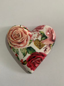 Decoupaged  Hanging Heart