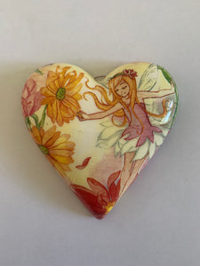 Decoupaged  Hanging Heart