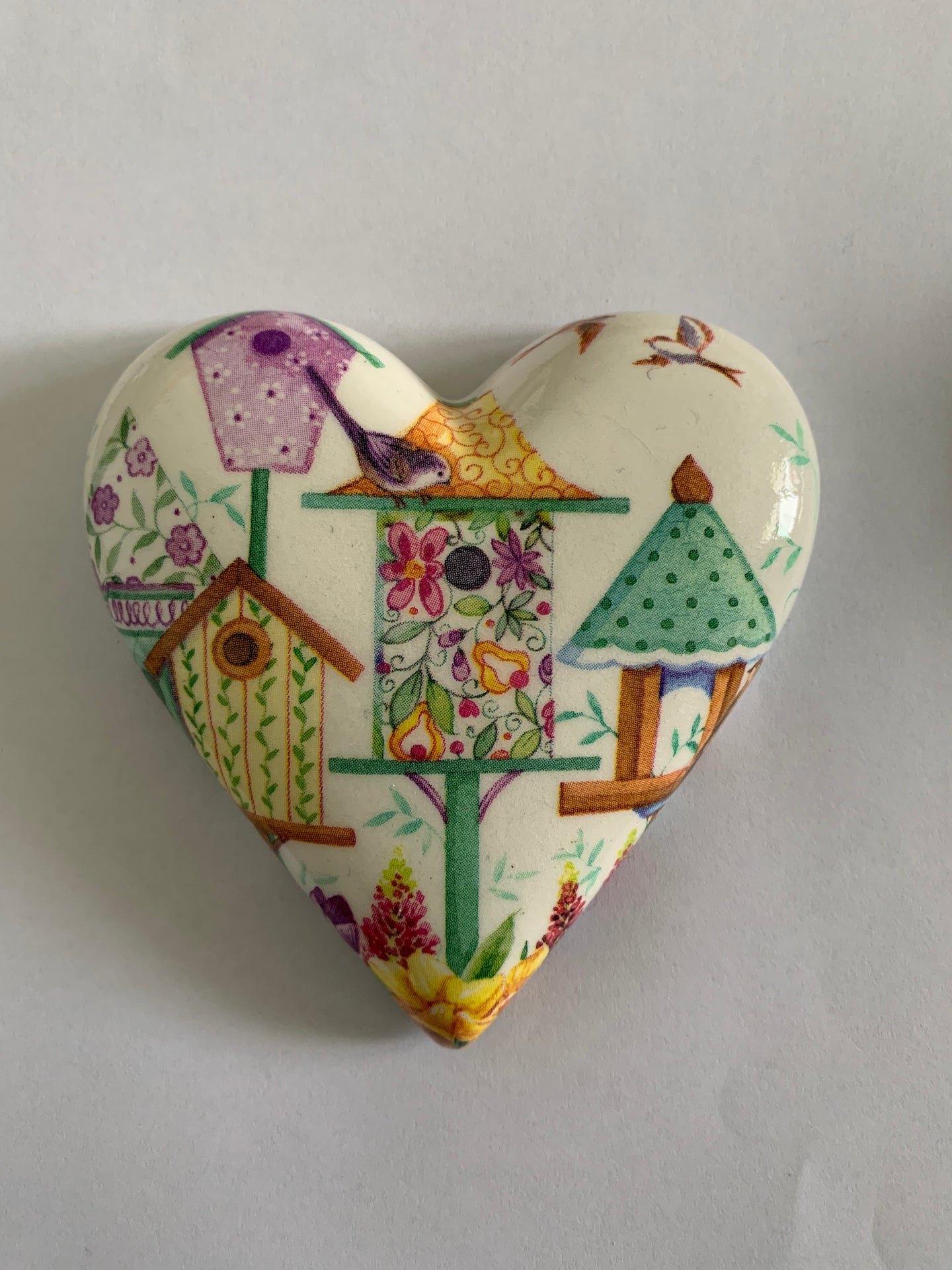 Decoupaged  Hanging Heart