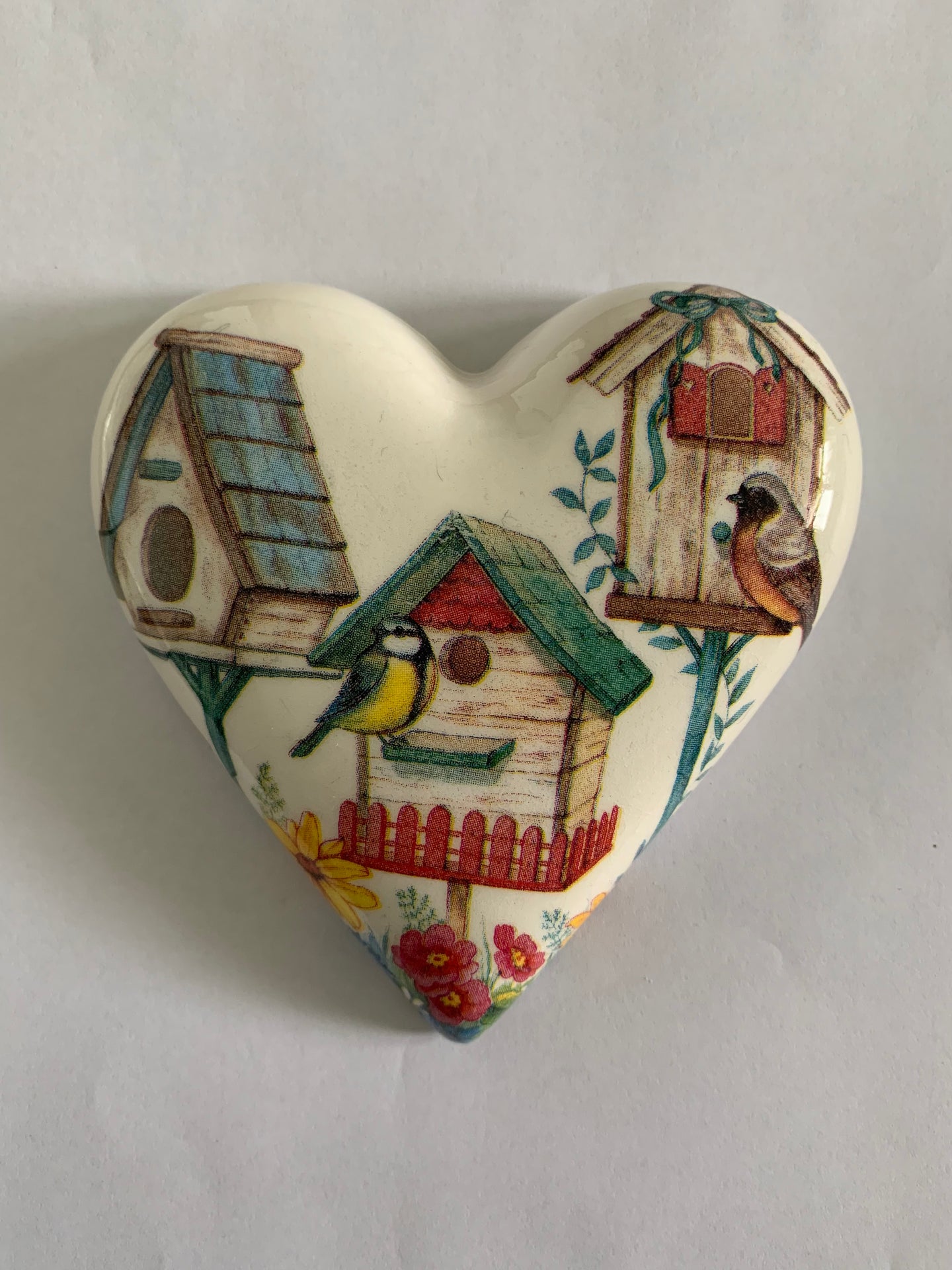 Decoupaged  Hanging Heart