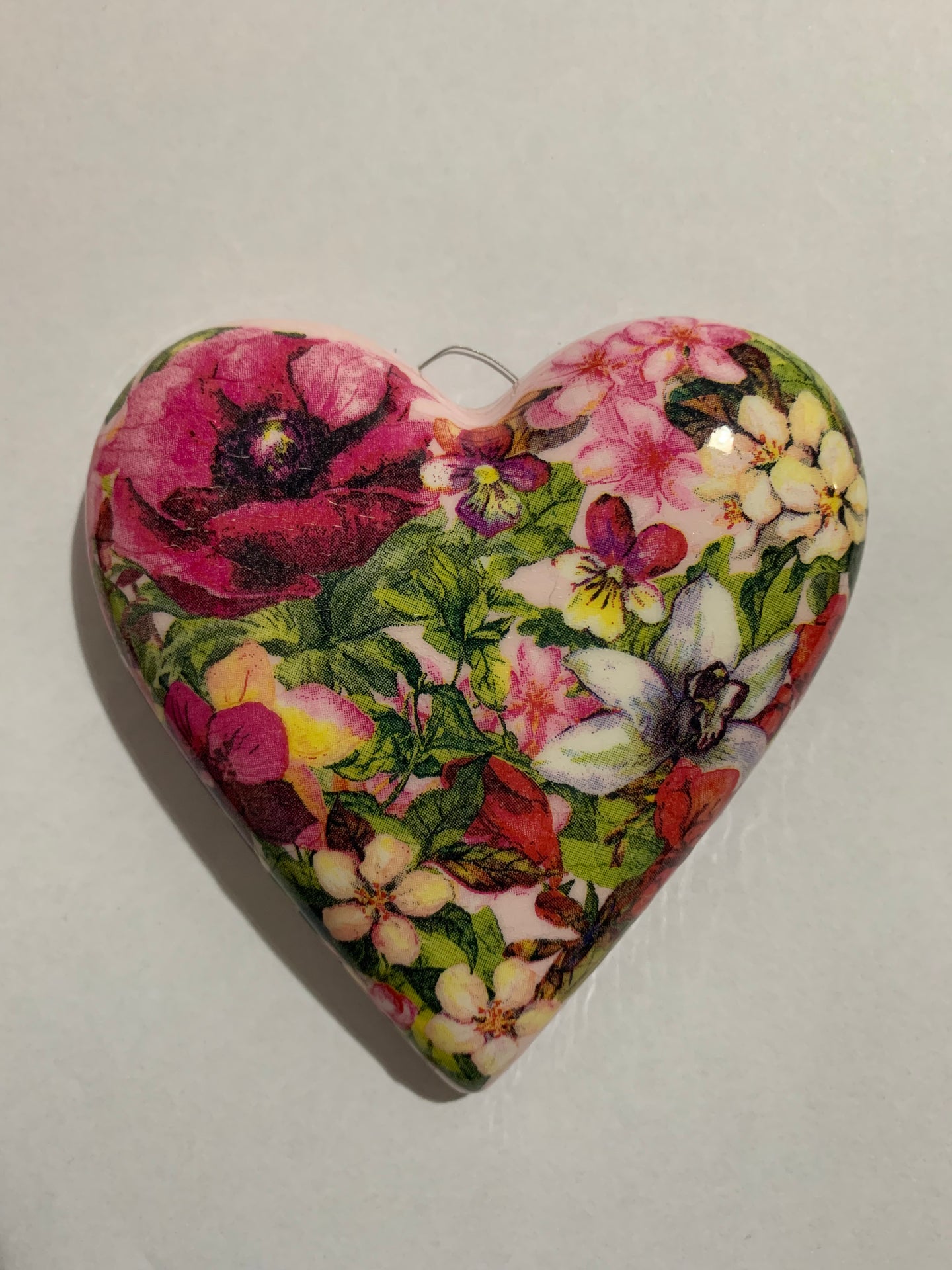 Decoupaged Hanging Heart