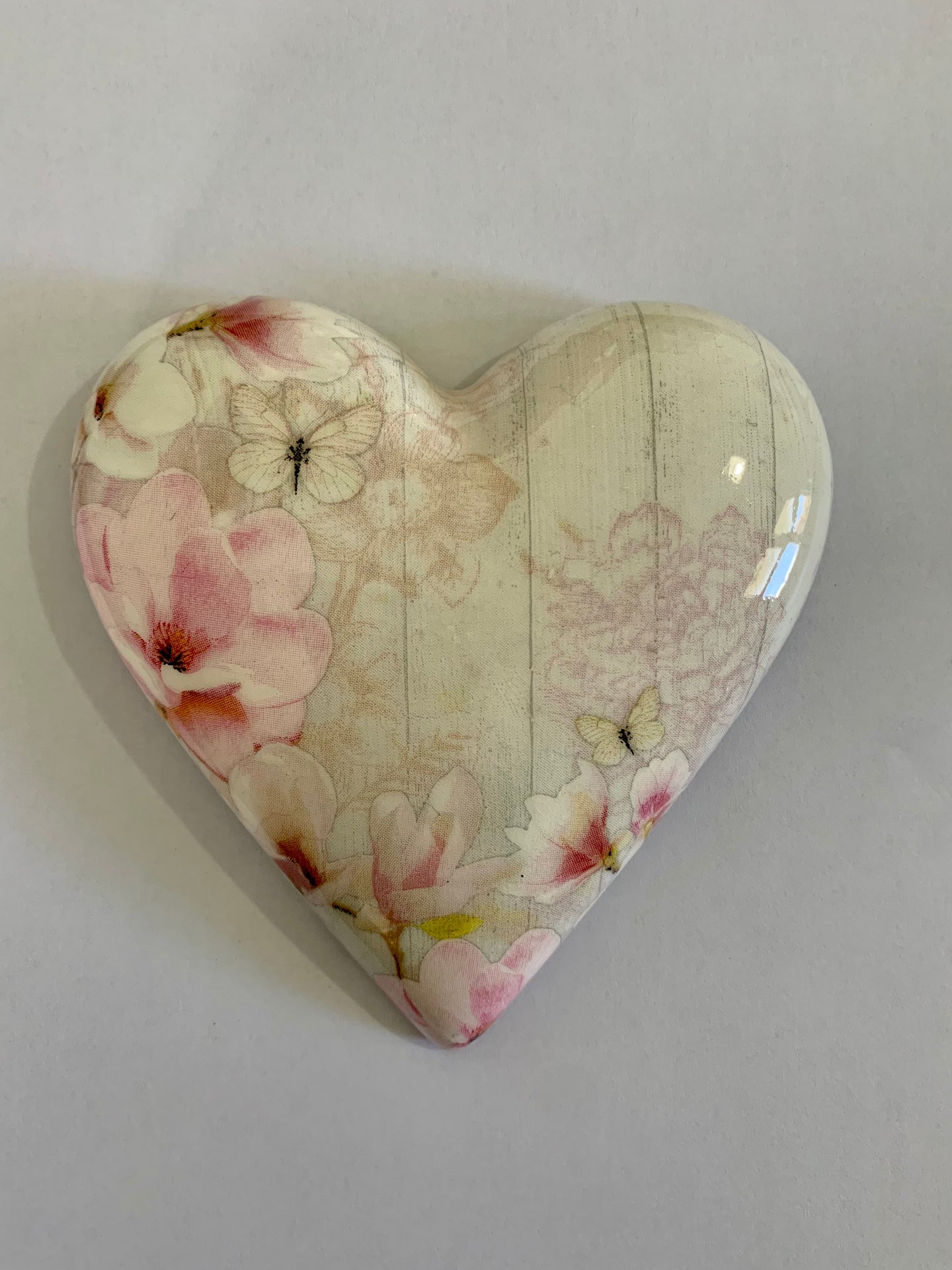 Decoupaged  Hanging Heart