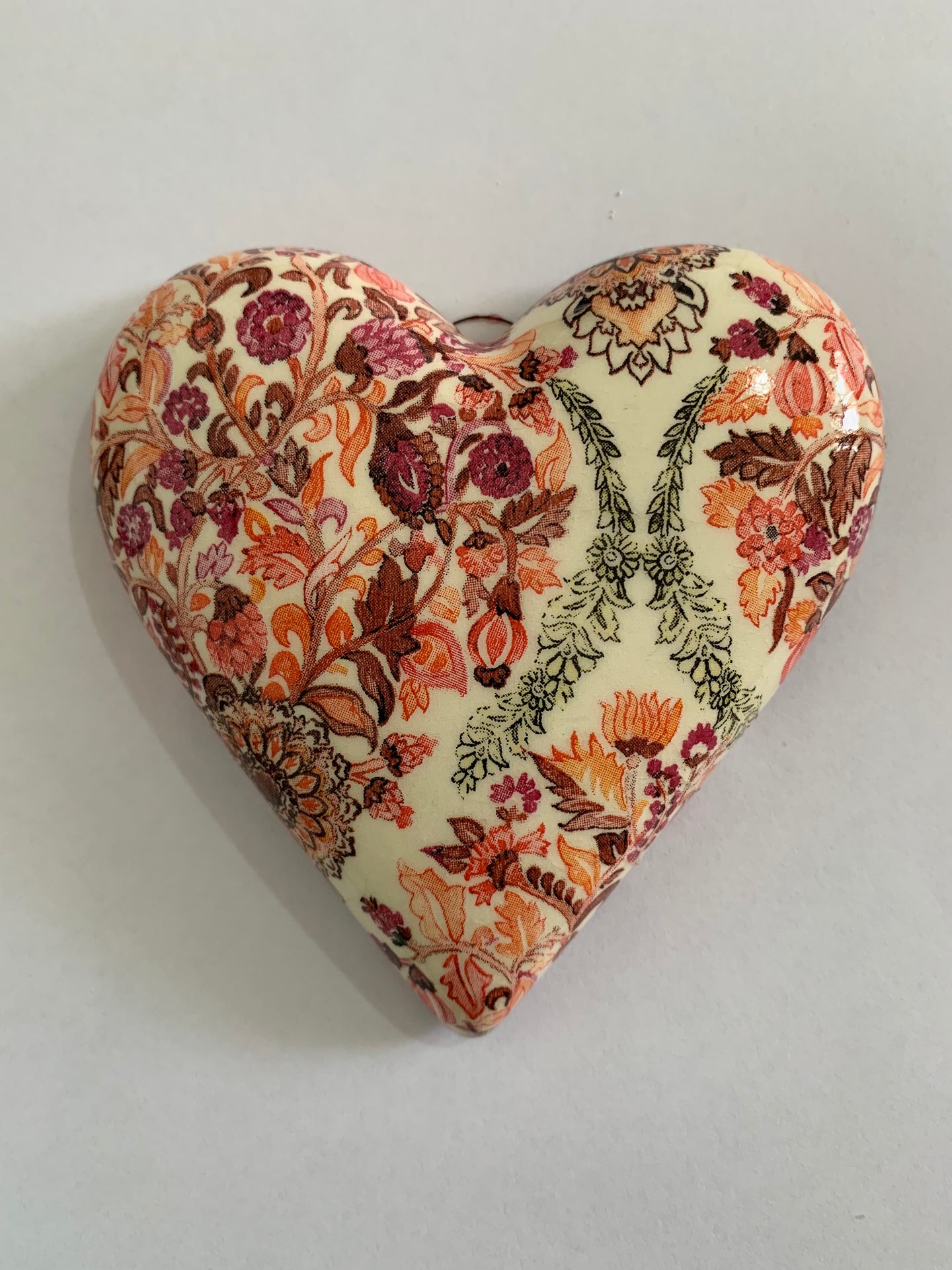 Decoupaged  Hanging Heart