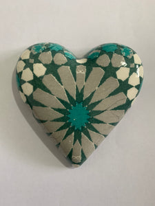 Decoupaged Hanging Heart