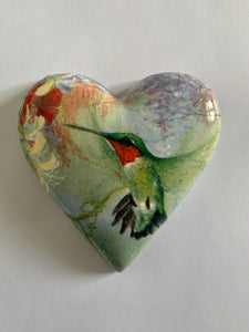 Decoupaged  Hanging Heart