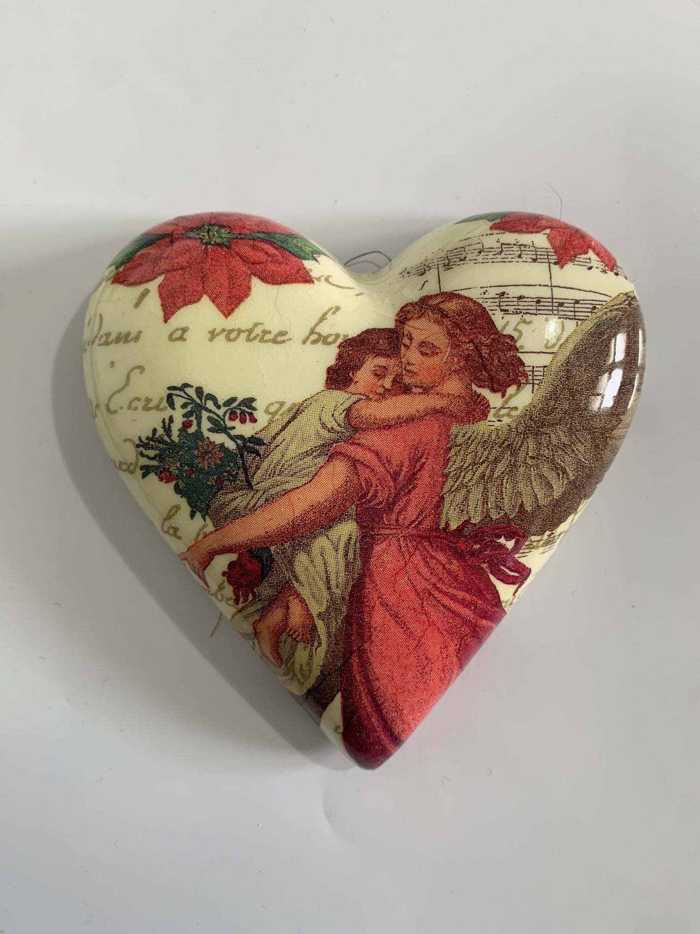 Decoupaged  Hanging Heart